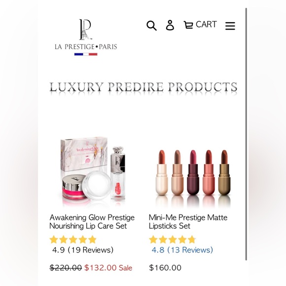 BNWT La Prestige Paris Awakening Glow Lip Trio Scrub Mask Oil Luxury Set - Picture 9 of 9